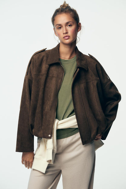 Veloura Suedine Jacket™